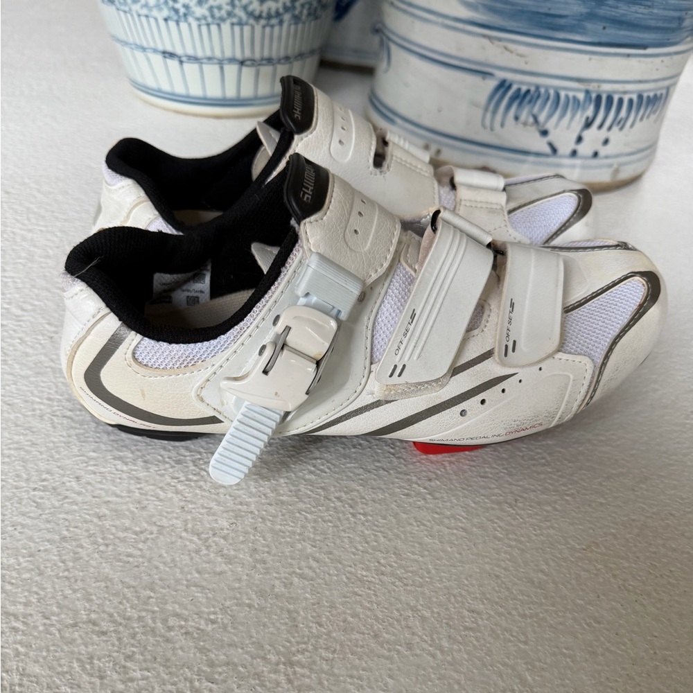 Shimano White Cycling Shoes